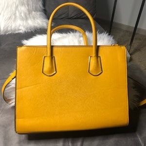 Large yellow H&M purse